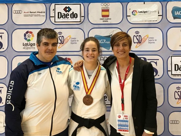 La soriana Rocío García logra la medalla de bronce en el Nacional Júnior de judo.