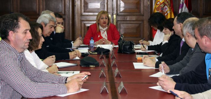 Imagen de la Comisión Provincial de Seguridad. /Subdeleg. 