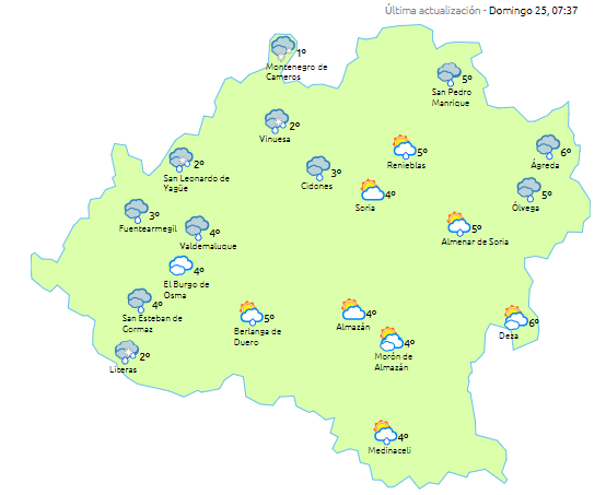 El tiempo continúa marcado por la inestabilidad