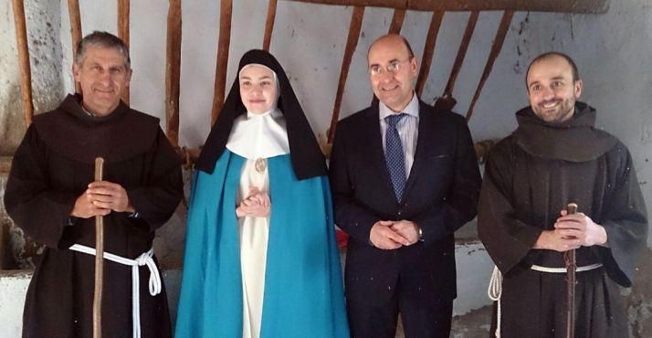 Alberto Blanco, Elena Ruiz, Jesús Manuel Alonso y Jesús Villaroya.