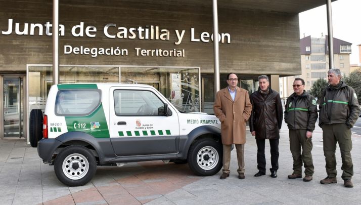 Uno de los nuevos vehículos para los agentes medioambientales. 