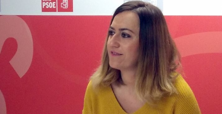 Virgina Barcones, este martes en rueda informativa.