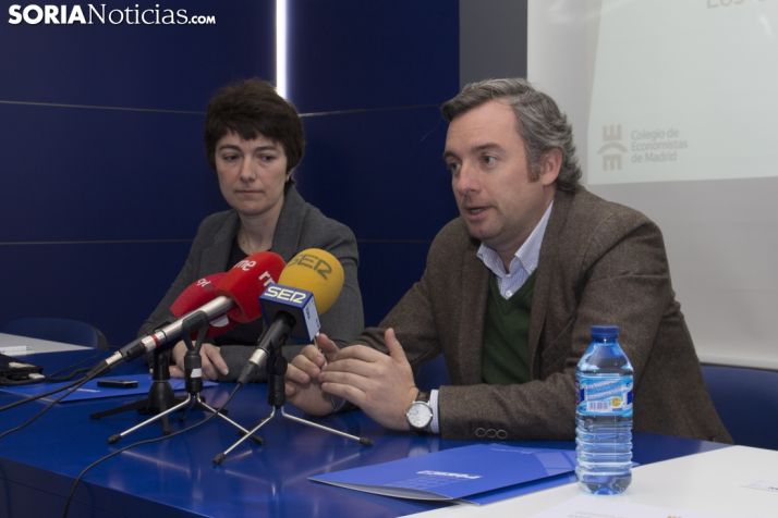 Mercedes Ciria y Jesús Mateo durante la rueda de prensa. /Freddy Páez