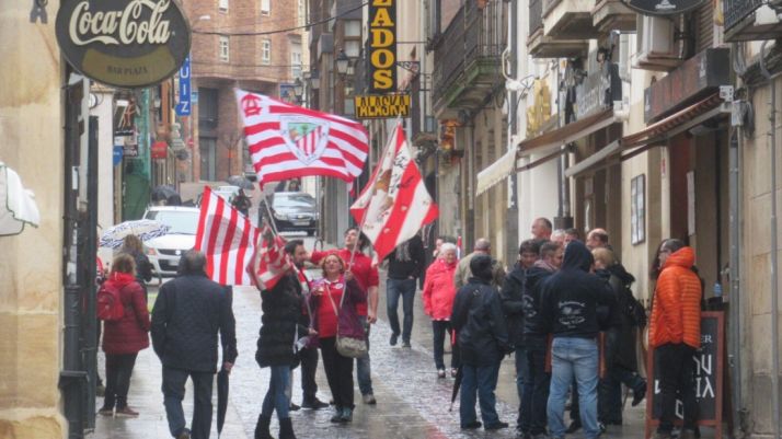 Imágenes de la inauguración de la Peña Castellana del Athletic Club de Bilbao./ A.G.