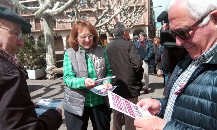 Una imagen de la concentración de este lunes. /SN