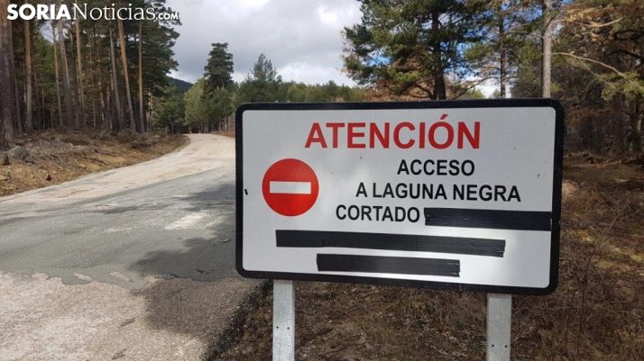 Señal de prohibido el paso de esta Semana Santa.