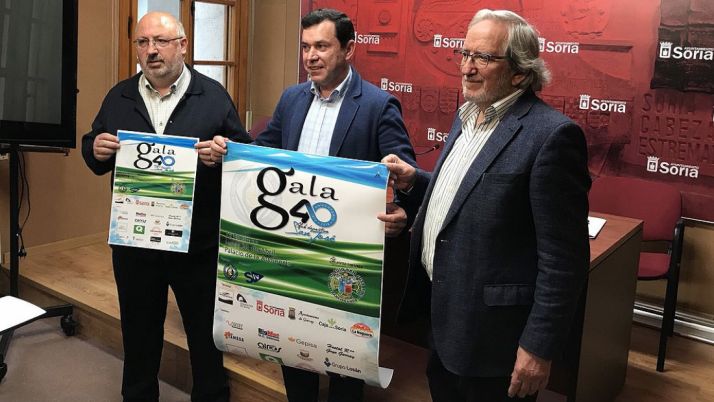 Martínez (izda.), Hernansanz y Bárez en la presentación de la jornada. /CDSJ