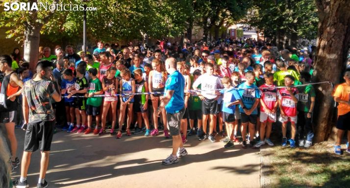 Imagen de archivo del Cross Popular Fermín Cacho, en Ágreda. /SN