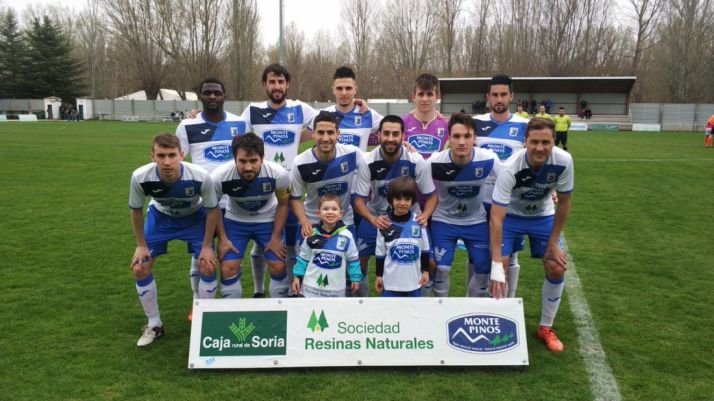 Once de la SD Almazán. 