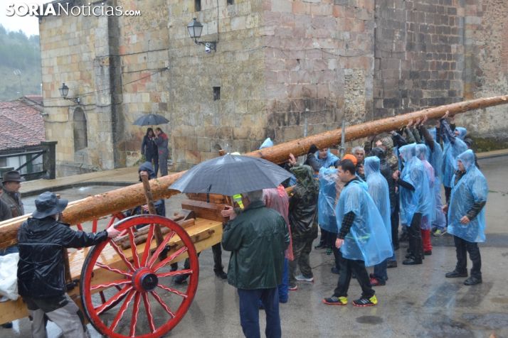 En Cabrejas el pasado año debido a la lluvia tuvieron que esperar al día después