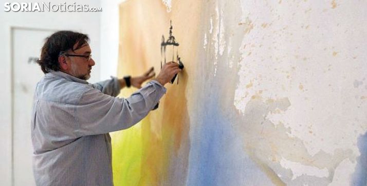 Ferrus, trabajando en una de sus obras. /SN