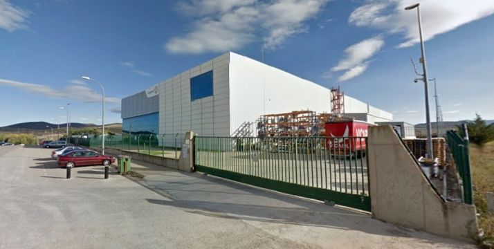 Imagen de la factoría de nacelles en Ágreda. 