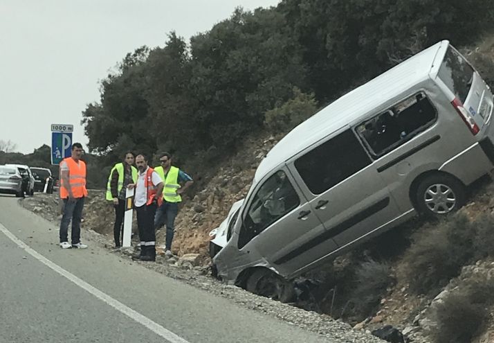 AVANCE. Accidente sin heridos en el Madero