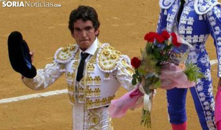 Rubén Sanz, tras una faena en el coso de San Benito. /SN