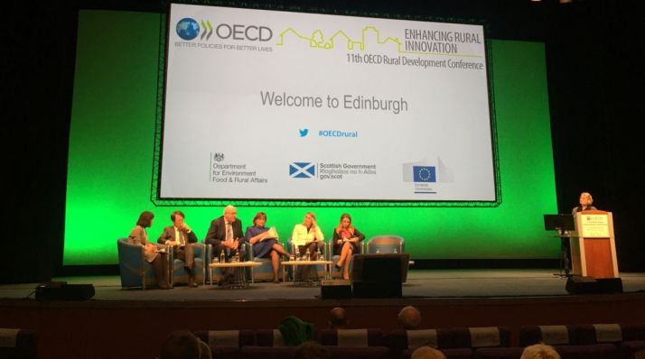 Intervención de miembros de la SSPA en la capital escocesa. 