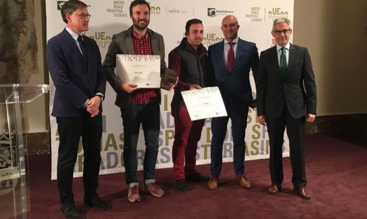 Imagen de la entrega del galardón. /EP