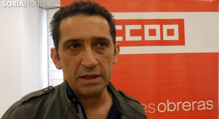 Vicente Andrés, este miércoles en la capital soriana. /SN