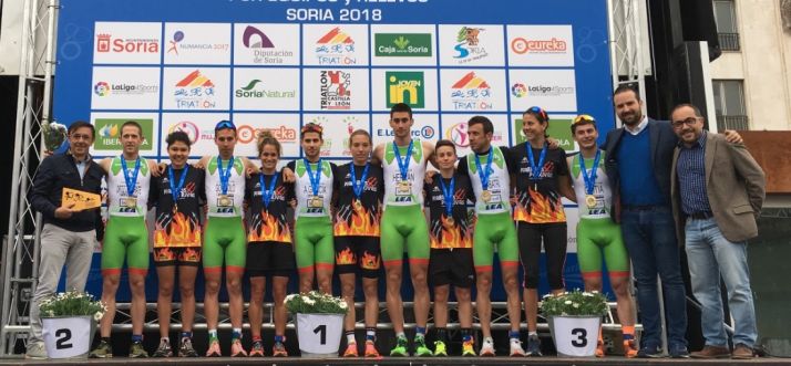 Campeones de la categoría élite.