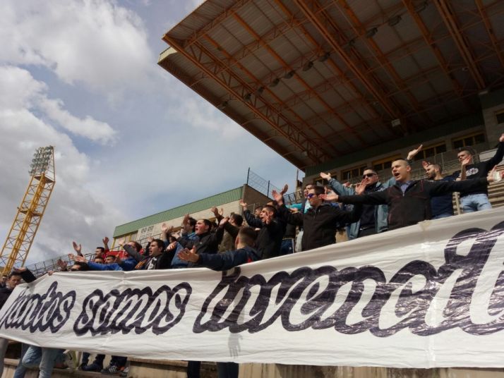 Los mimebros del Orgullo Numantino en los viejos Pajaritos. ON
