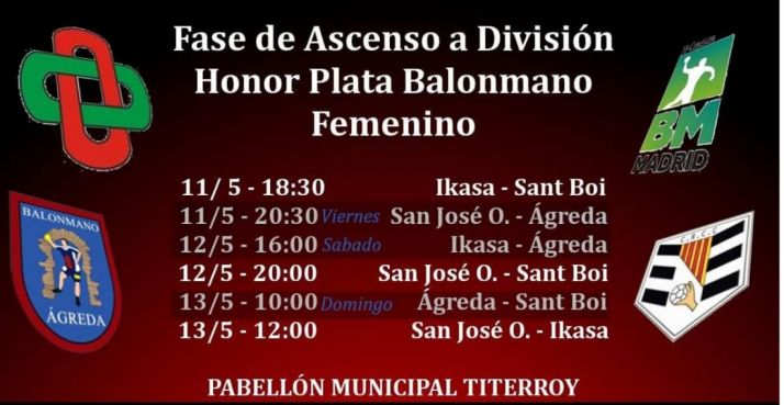 Fase de ascenso que afronta el BM Ágreda en Lanzarote. 