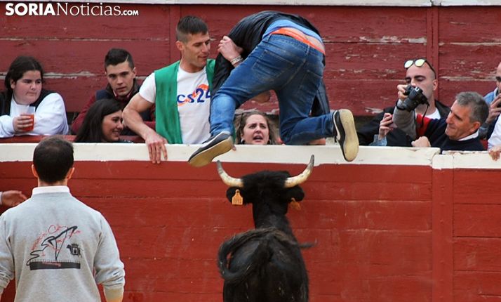 Una de las imágenes de esta tarde en el coso de San Benito. /SN