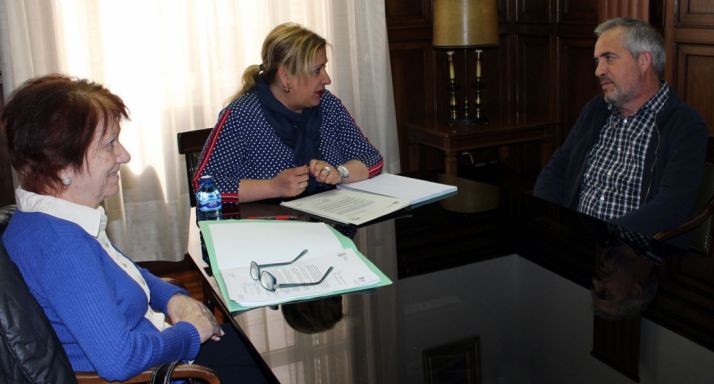 Fca. Delgado, Yolanda de Gregorio y José Manuel Lallana.