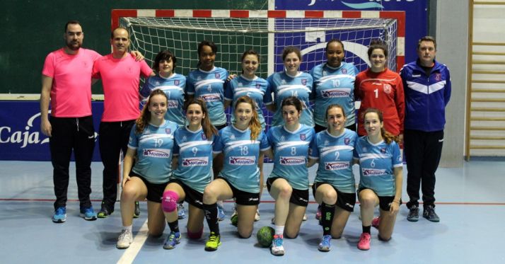 Las Guerreras del Moncayo en el polideportivo agredense. 