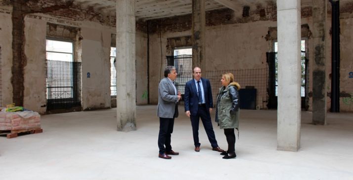 Interior del edificio este viernes. /Subdelgación