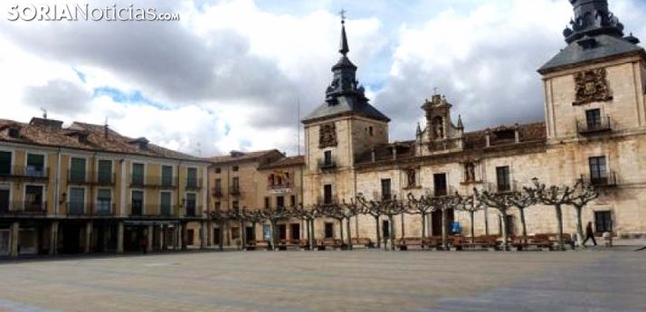 Una imagen de la plaza Mayor burgense. /SN
