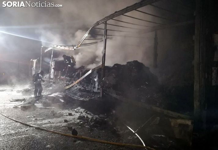 Imagen de las labores de extinción. /SN