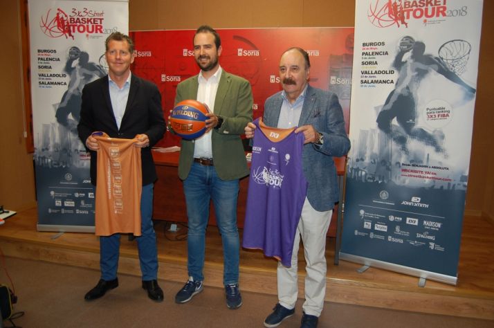 Presentación del 3x3 en el Ayuntamiento de Soria. 