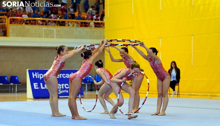 Una prueba de gimnasia en Los Pajaritos. /SN