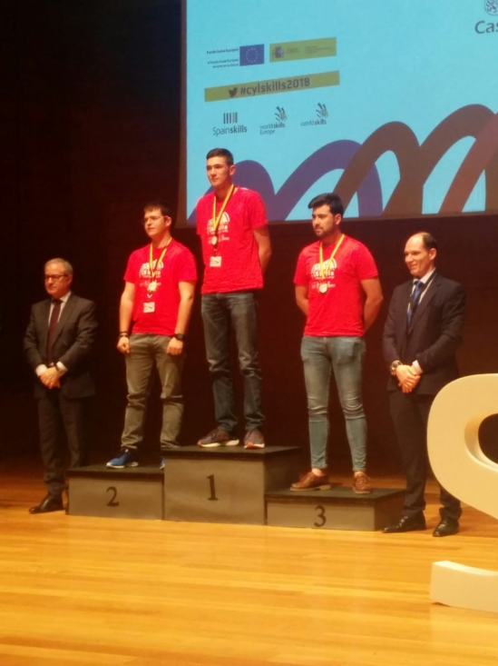 Dos alumnos del Pico Frentes, galardonados en Skills CyL 2018
