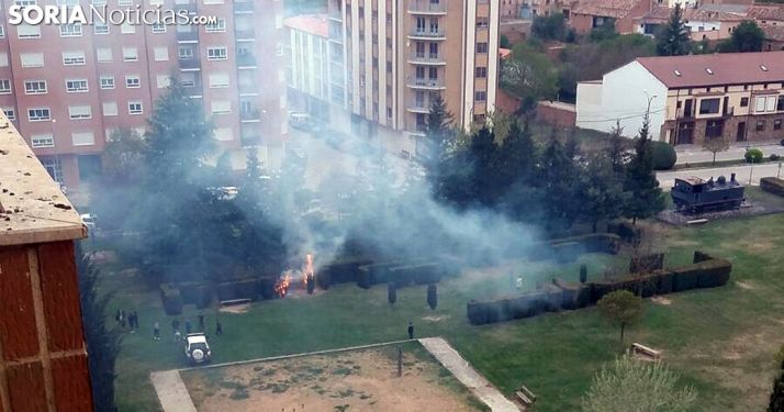 Una imagen del fuego. /SN