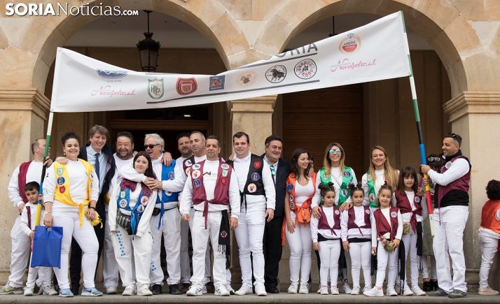 Jornada festiva de los peñistas sorianos. /María Ferrer
