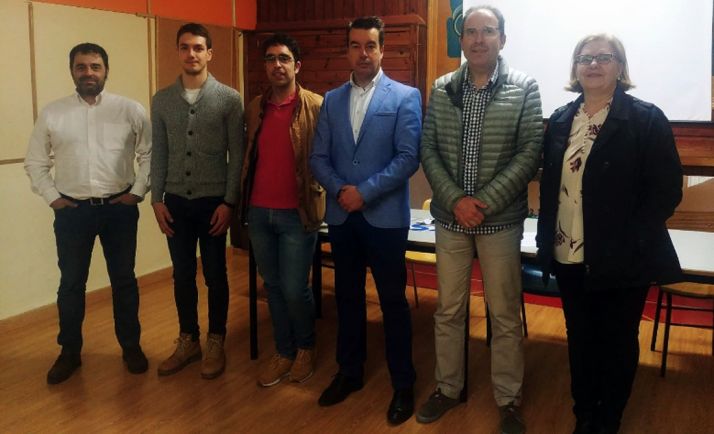 La nueva Junta Directiva de la Cofradía. 