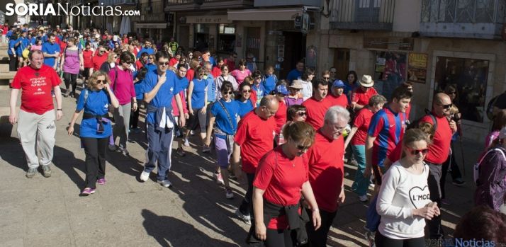 Imagen de una edición anterior a su paso por la plaza Mayor. /Belén Larrubia