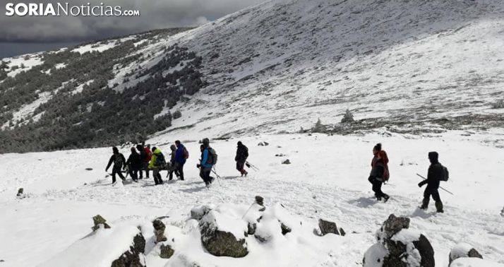 Una imagen de la ascensión este martes. /FJGB