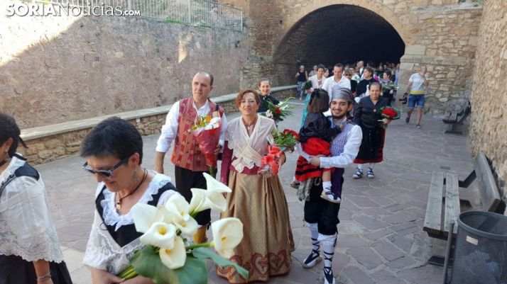 Algunos de los oferentes en el paseo de Invierno en Ágreda./SN