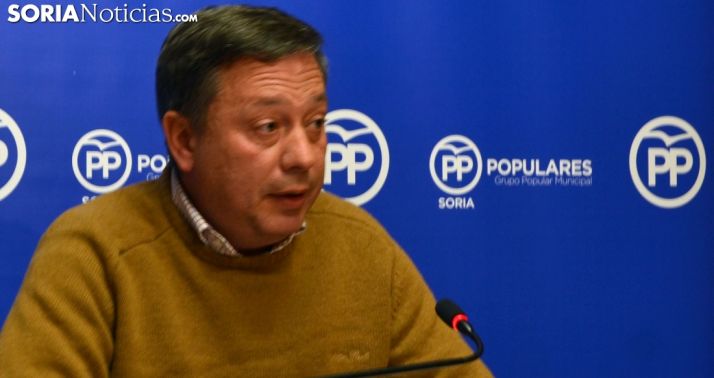 Adolfo Sainz, este jueves en rueda de prensa. /SN