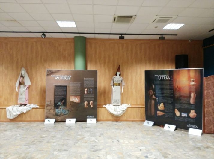 Indumentaria numantina expuesta en Langa de Duero. 