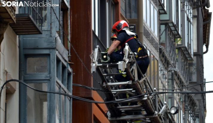 Una imagen de la intervención de los bomberos. /SN