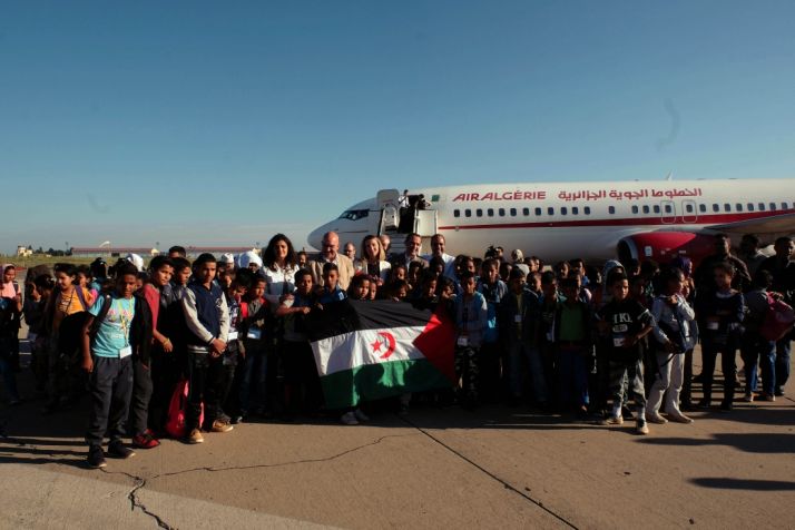 Recepción niños saharauis. Junta de Castilla y León