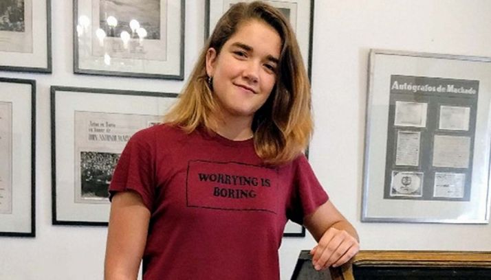 Olivia Ortega, joven estudiante del IES Machado. 