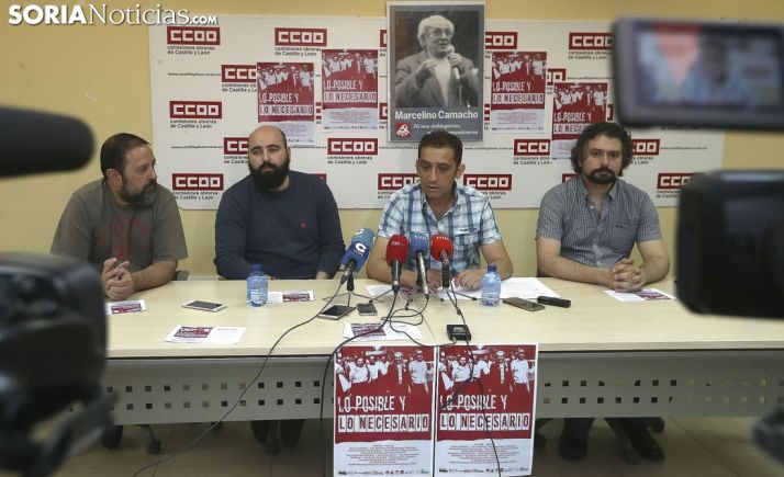 Presentación del documental este miércoles en la sede de CCOO. /SN