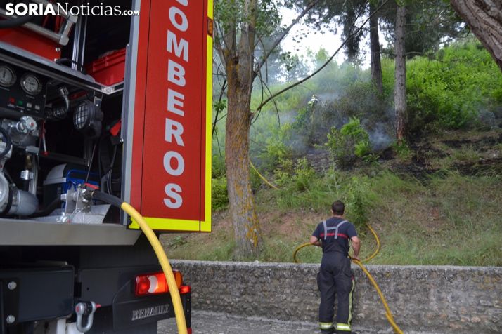 una imagen de la actuación de los bomberos. /SN 