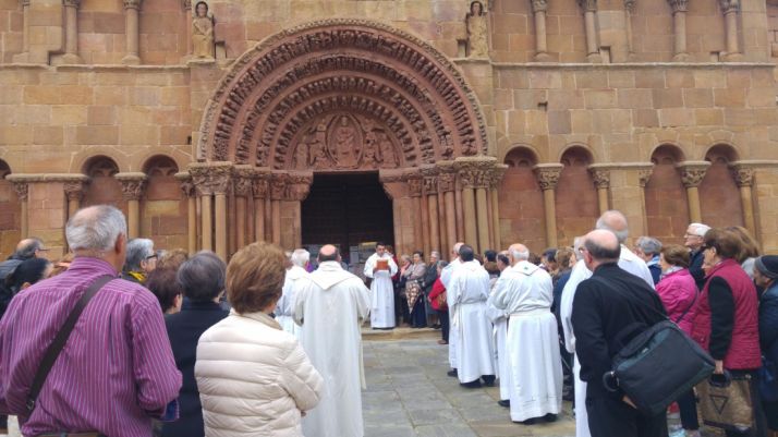 Soria y Tierras Altas peregrinan a las HH. Clarisas para ganar la Indulgencia plenaria