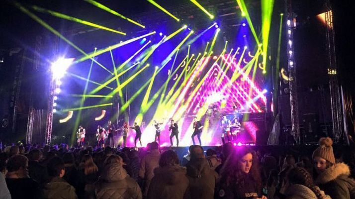 La orquesta, en una de sus actuaciones. /OLF