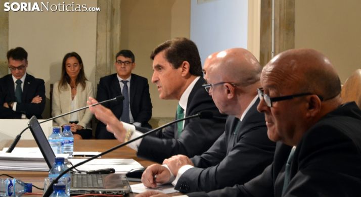 El presidente de la Caja, en su intervención este viernes. /SN