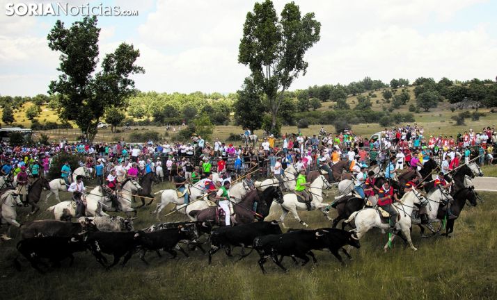 Una estampa de un Jueves la Saca. /SN
